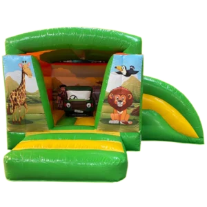 Mini jungle met glijbaan