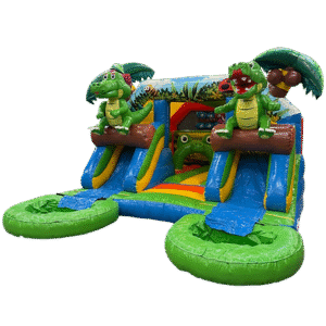 Combo krokodil 2 glijbanen